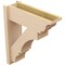 Ekena Millwork 8-in W x 24-in D x 28-in H Balboa Trad Rough Cedar Woodgrain TimberThane Outlooker, Primed Tan OUTUR080X24X28BOA04RCPR - alternate 4